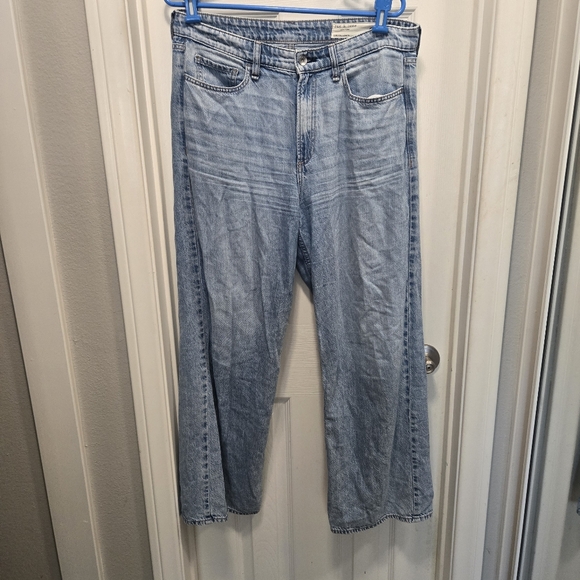RAG & BONE THE LORI FULL LENGTH WIDE LEG JEANS LANSDALE SZ 29 - Picture 3 of 9